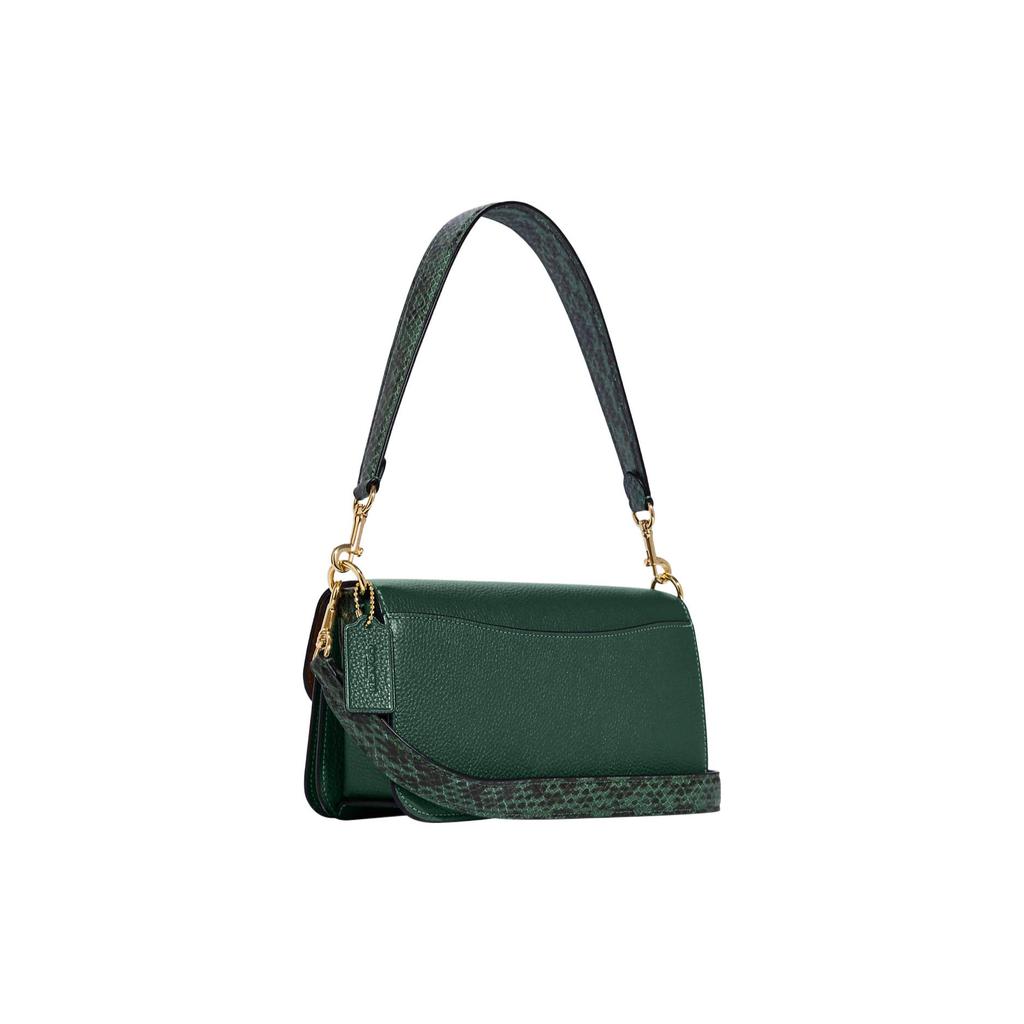 New COACH Cow Leather Portable Crossbody Bag Shoulder Bag Women's Dark Green CE561-IMV1Y