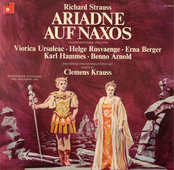 

LP Record RICHARD STRAUSS VIORICA URSULEAC Ariadne Auf Naxos 22218066 BASF 1973 Germany Classical Used