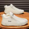 Fashion Men's Casual Boots Low Tops Trendy All-match Shoe for Men Light Soft and Comfortable Personality Velvet and Thickening Shoes