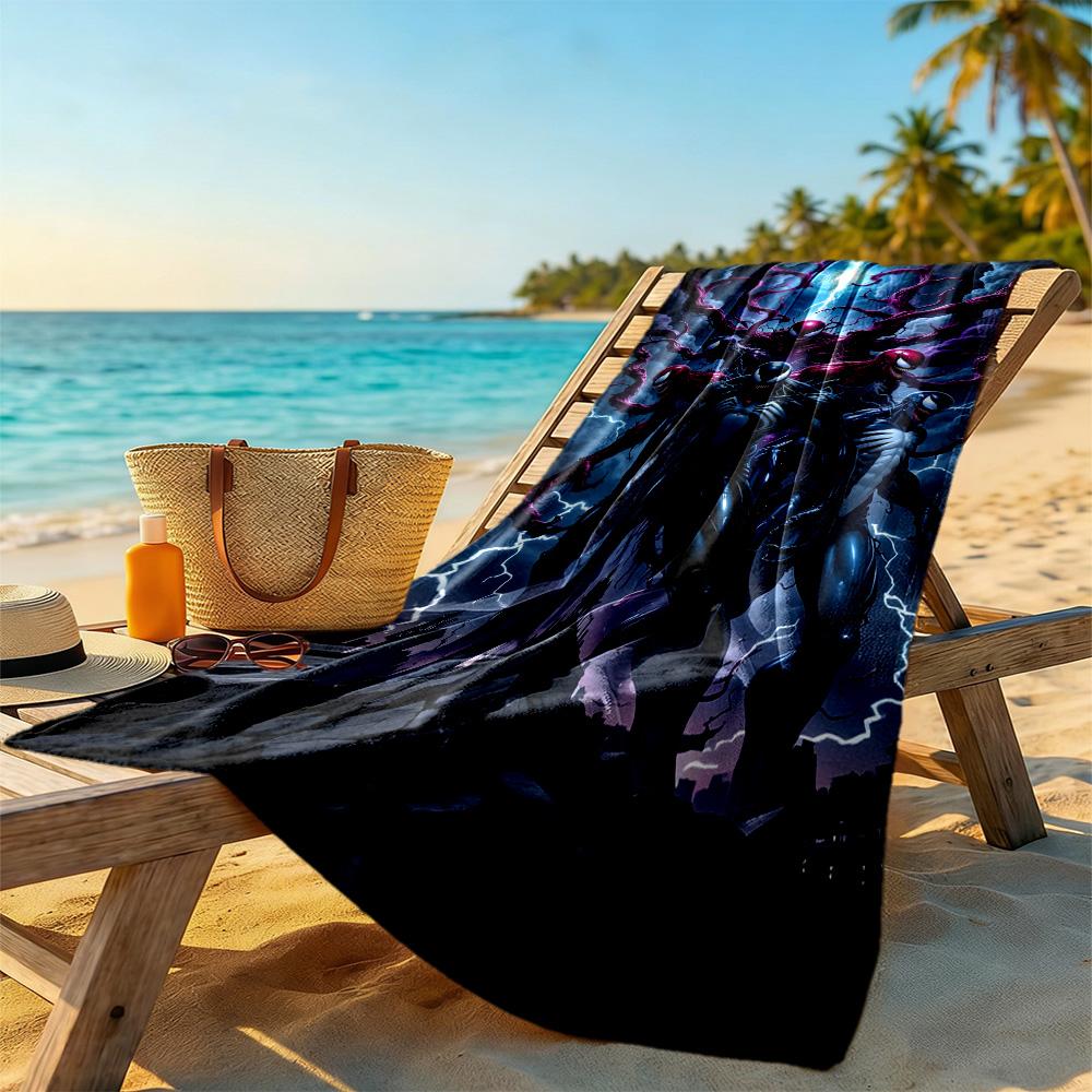 Venom vibrant beach towel Foldable swimming & surfing Vibrant Pattern Perfect Gift for Friends & Family