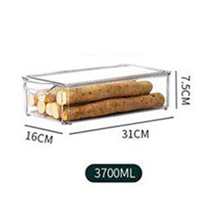 Plastic Food Storage Box Vegetable Fridge Storage Container Organizer Bins for Refrigerator