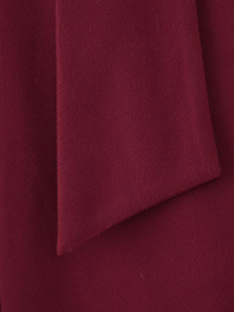 Women's European & American Scarf Collar Wool Coat.