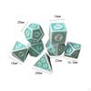 7 Pieces Game Dices Set, Dice Entertainment Toys Math Counting Teaching Aids Polyhedral