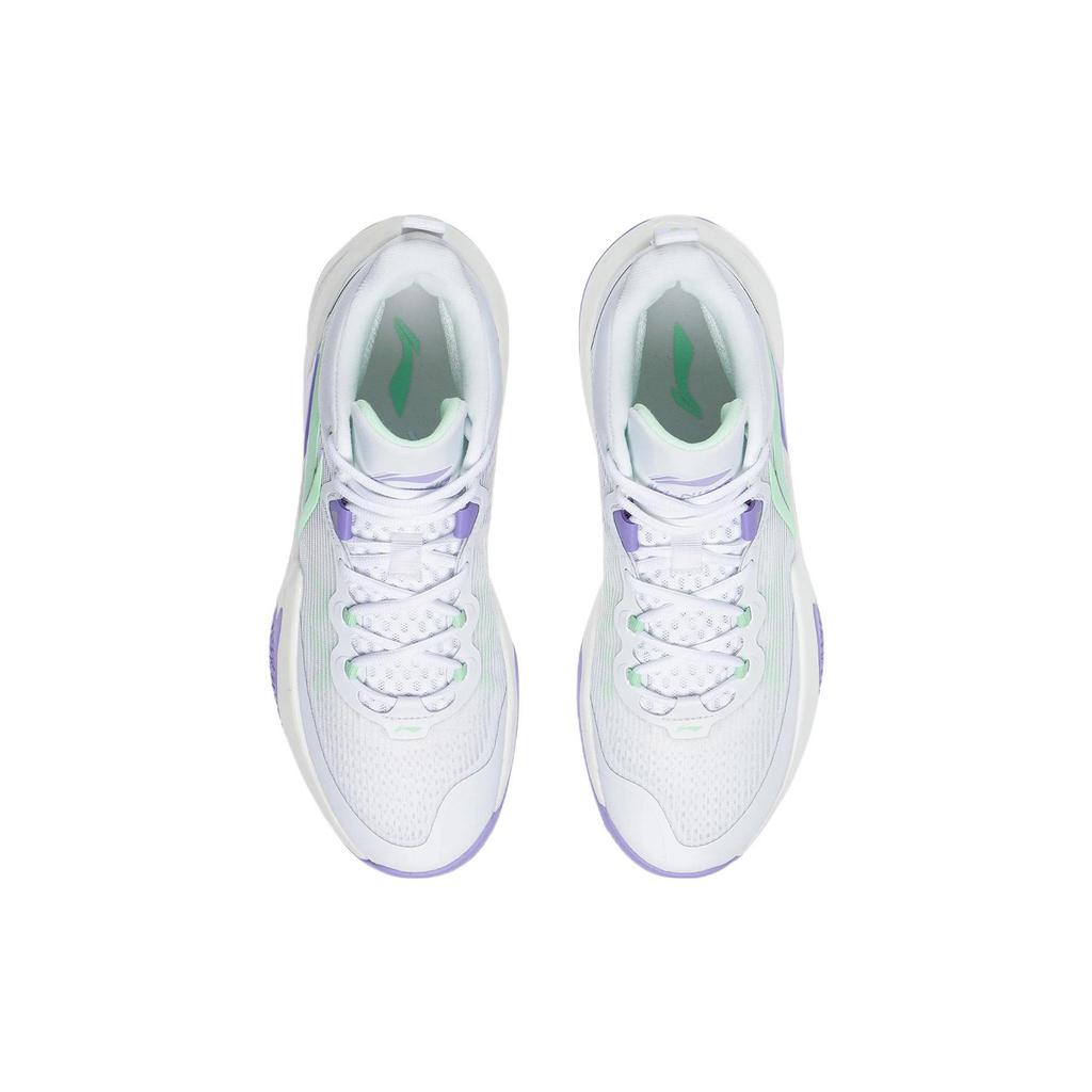 Li Ning Light Speed 1.0 Basketball Shoes Men's Low top Gray/Purple/Green ABAS041-1