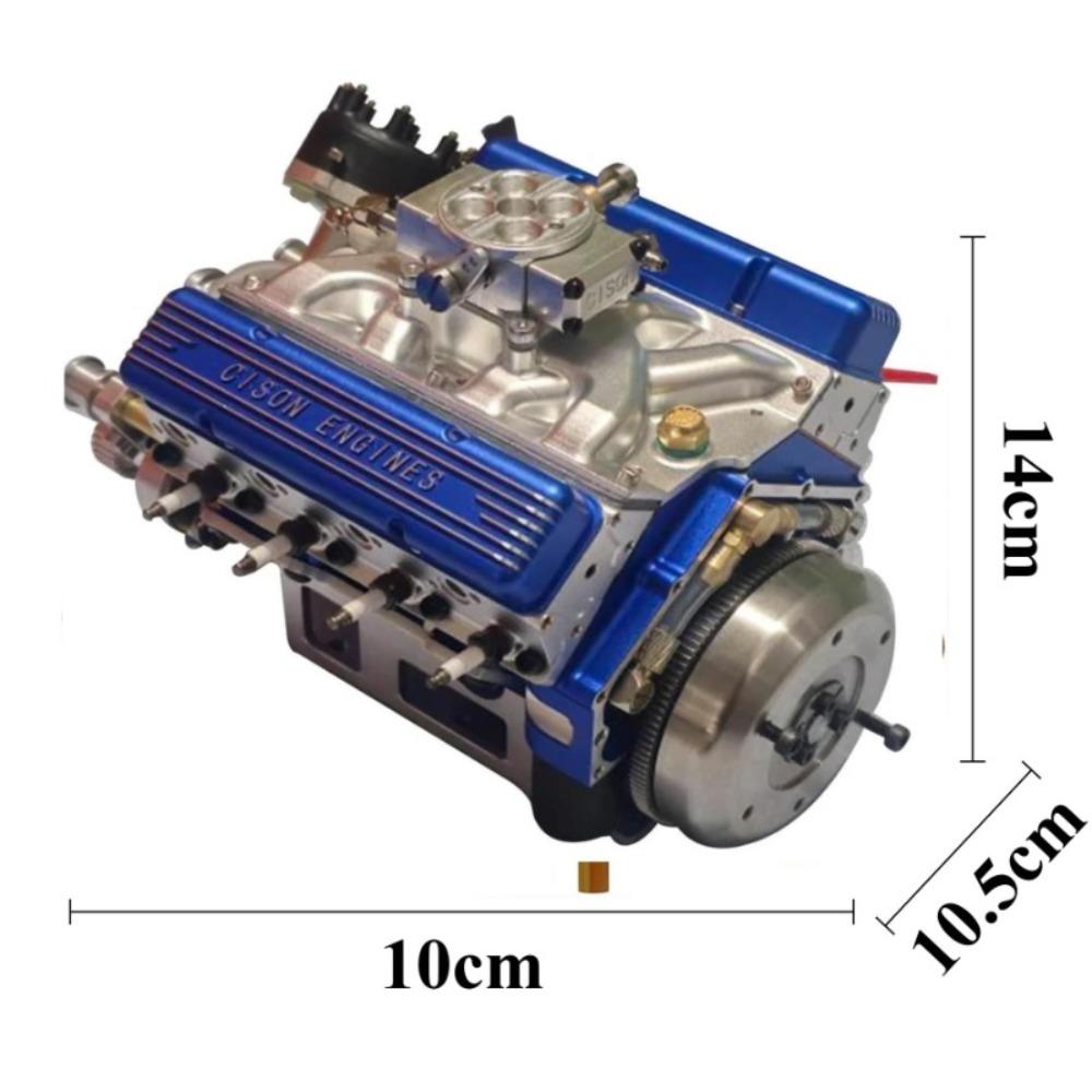 Engine Sculptures Miniature Creative Figurines Funny Interior Resin Sculpture and Statuettes Luxury Ornaments for Living Room