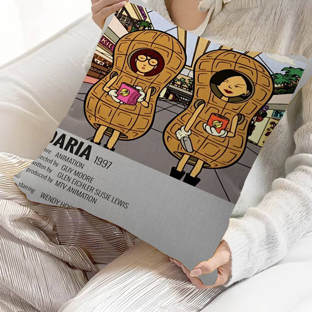 Anime D-Daria Pillow Cover Sofa Cushion Cover Home Room Decoration Children Gift