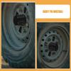Rubber Dust-Proof Cap Cover for ATV Wheel Hub 2.17X1.57X1.38In Hubcaps Rim Protection for 110-250Cc Quad Go- Accessories