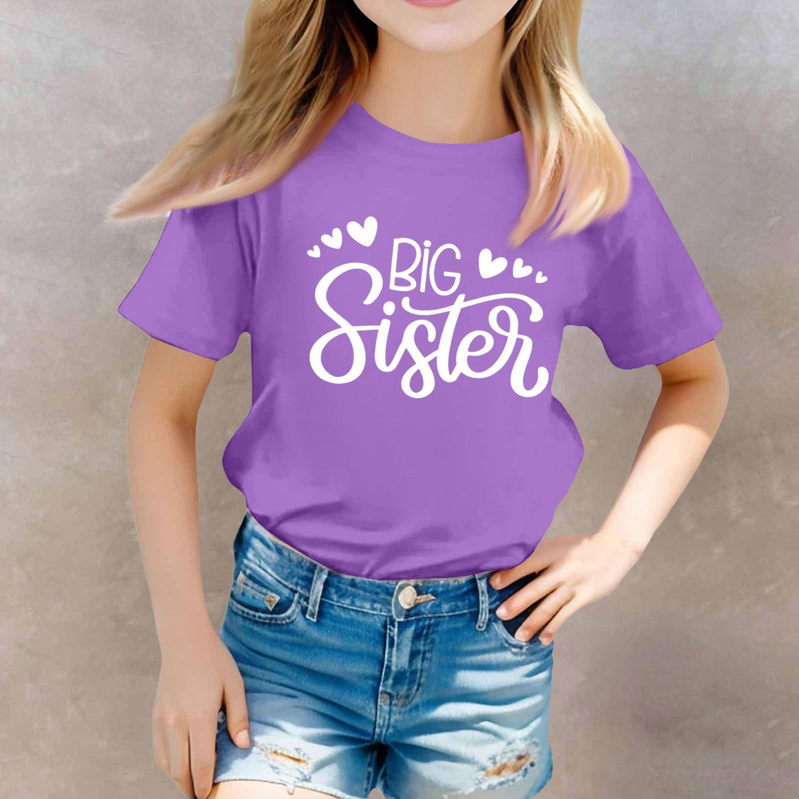 

Футболки для малышей, девочек и мальчиков, детские футболки с короткими рукавами и принтом для мальчиков и девочек 110 фиолетовый