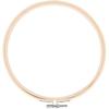 M-Modern-12 Pieces 7 Inch Wooden Embroidery Hoops Bulk Bamboo Circle Cross Stitch Hoop Round Ring For Art Craft Handy Sewing