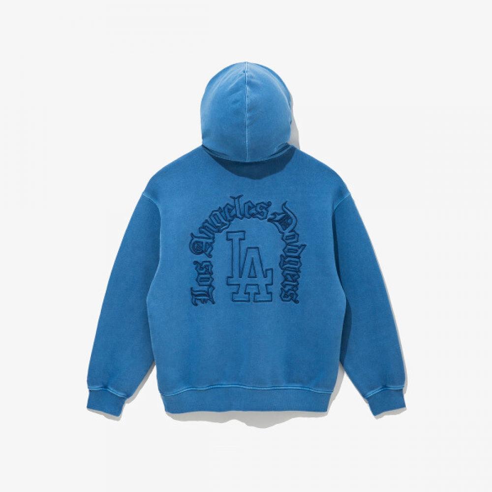 New Era Mlb La Dodgers Old English Arch Standard Hoodie Deep Blue 14742035