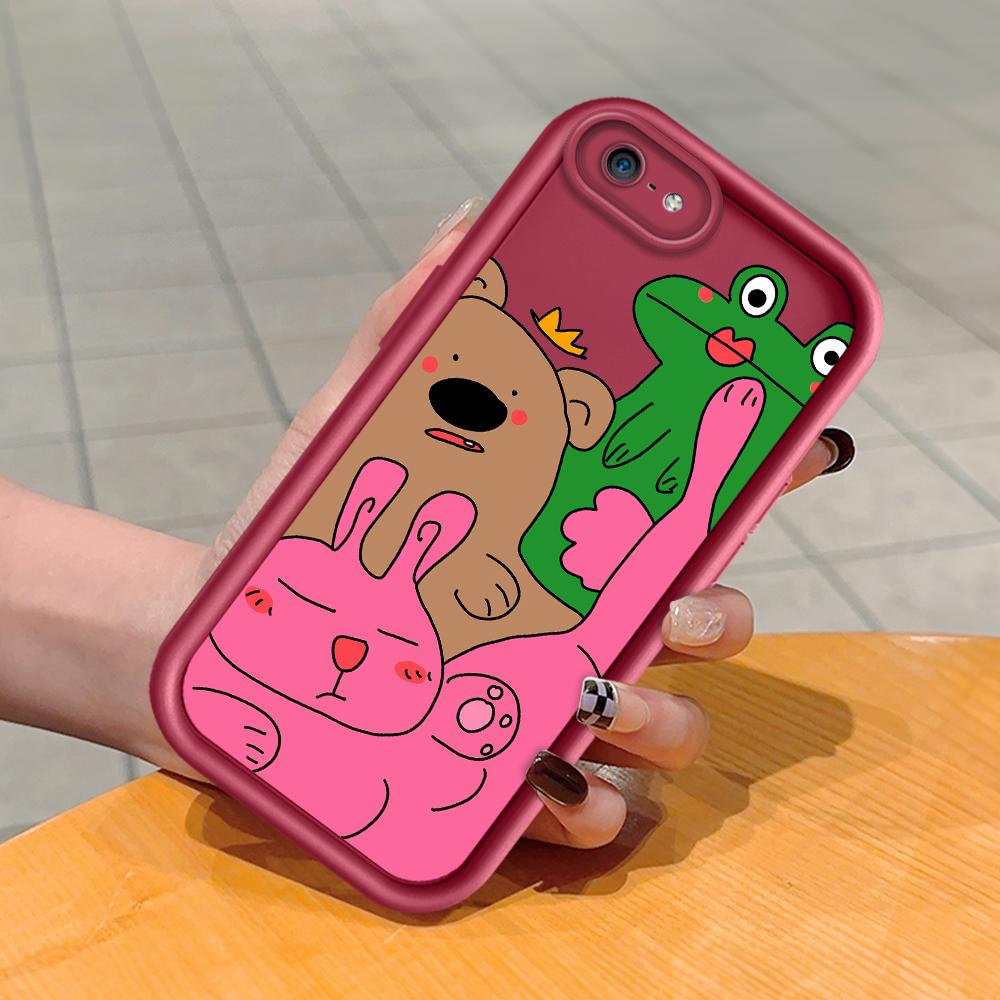 Soft Silicone Square Ladder Printing Pattern Phone Casing Full Cover Camera Shockproof Protection Rubber Case for iPhone Infinix Tecno OnePlus