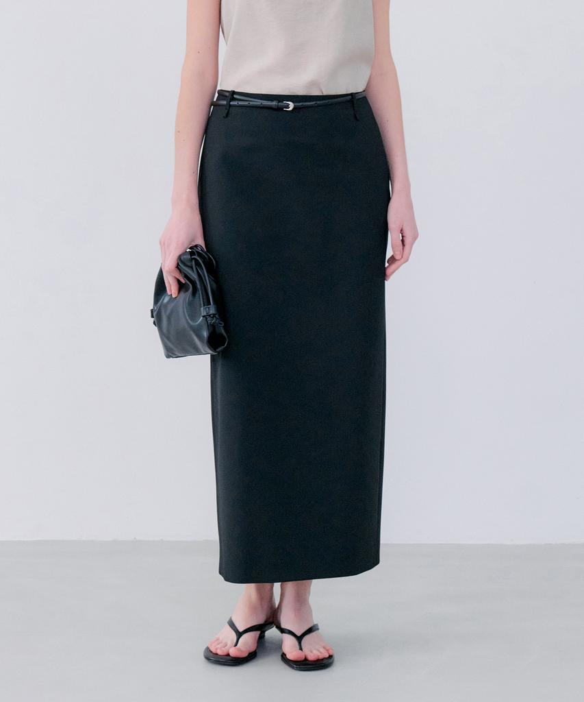 Notia Standard Fit Summer Long Skirt - Black