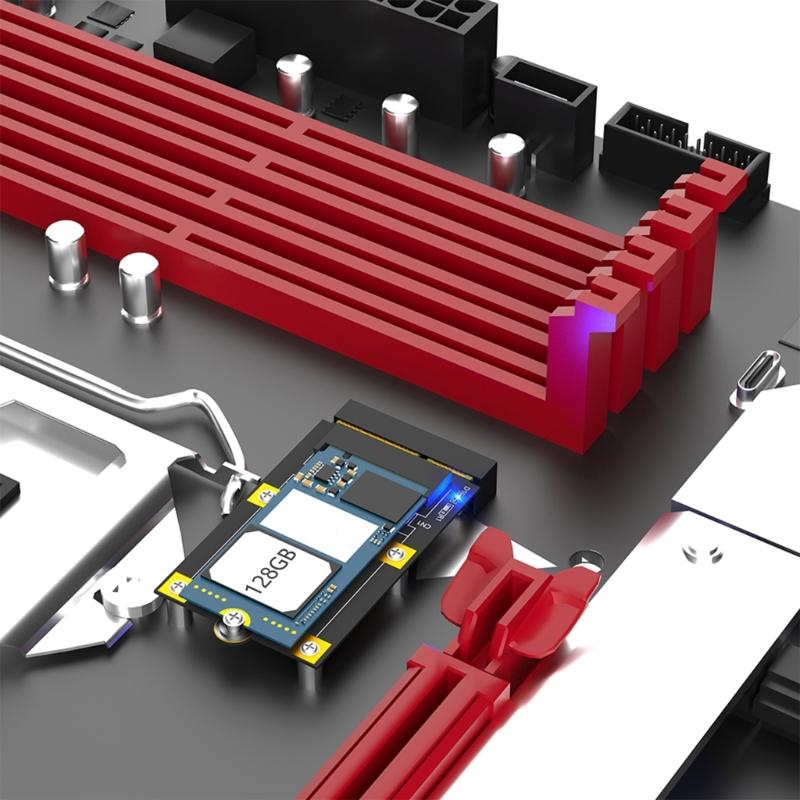 M.2 B Key To mSATA Adapter Card Risers M.2 mSATA SSDs To mSATA Male Converters Support 2230 2242 M.2 SSDs Adapter