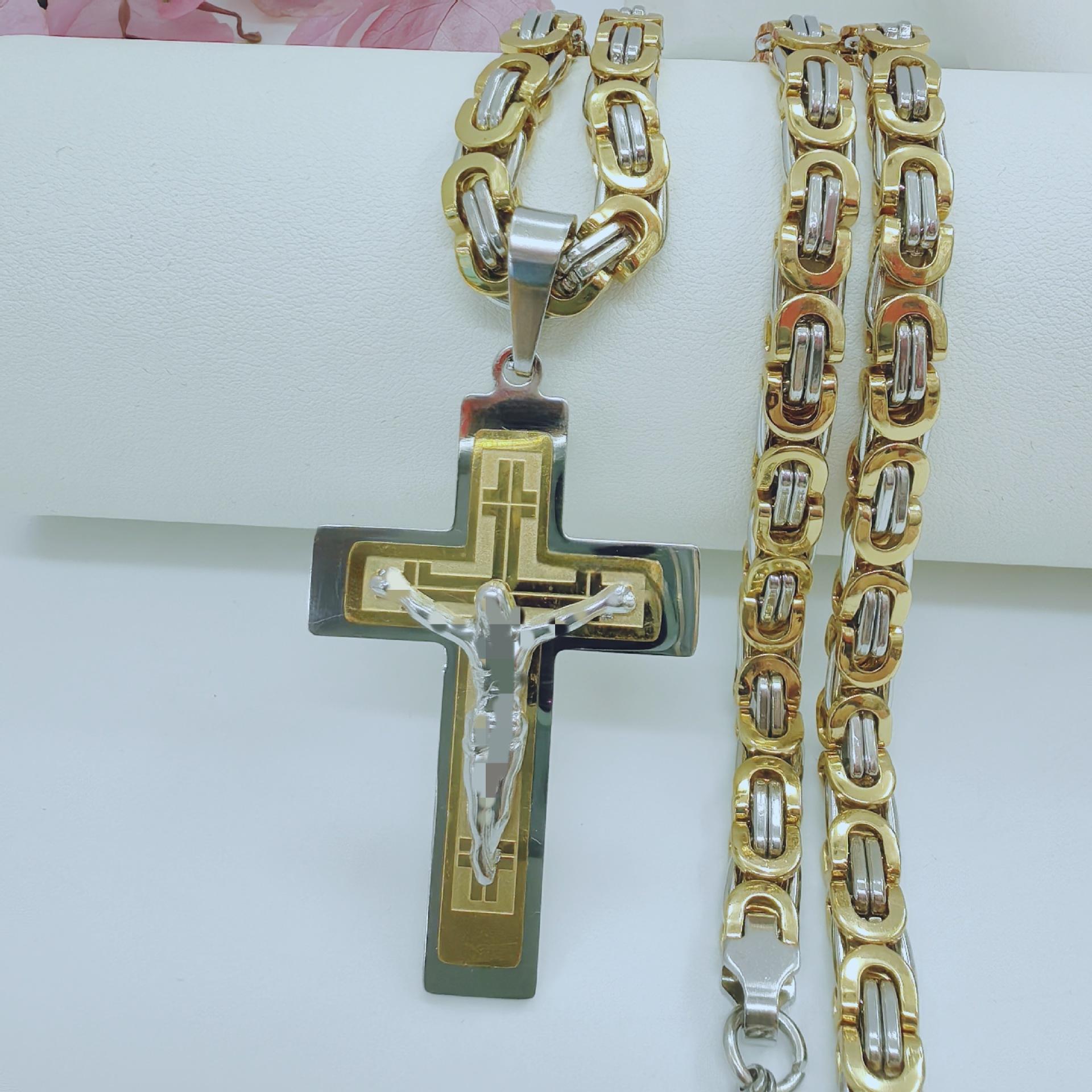 2026 Европейская и американская модная тенденция Персонализированное мужское ювелирное изделие Ожерелье Кулон Ювелирные изделия 6MM+55CM