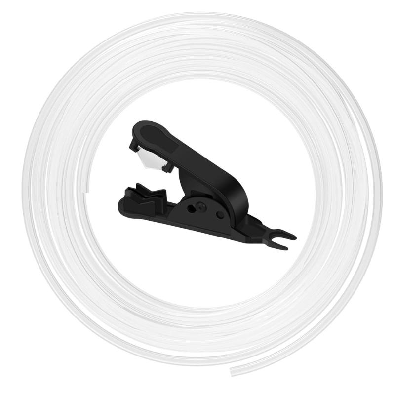 

10m PTFE Tubing With Precise Cutter Heat Resistant PTFE Pipe For Lab P1P/P1S Printers Upgrades
