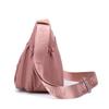 Leichte Nylon-Crossbody-Tasche mit mehreren Reißverschlussfächern, verstellbarer breiter Riemen, lässige Umhängetasche für Damen für den täglichen Gebrauch