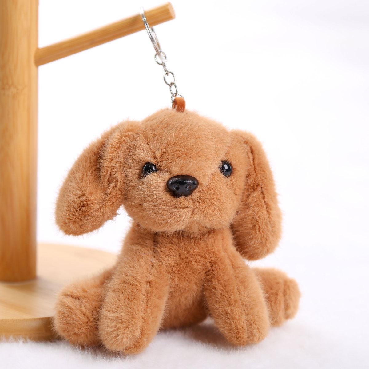 

Подвеска «Сидящий щенок», Имитация щенка, Плюшевая игрушка, Тряпичная кукла, Брелок, Подвеска для рюкзака, Подарок на день рождения Approx. 11cm/50g