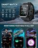 C20 PRO Smartwatch Mannen Bluetooth Bellen Buitensporten 1,83 inch Groot Scherm Spraakassistent Fitness C20Pro Smartwatch