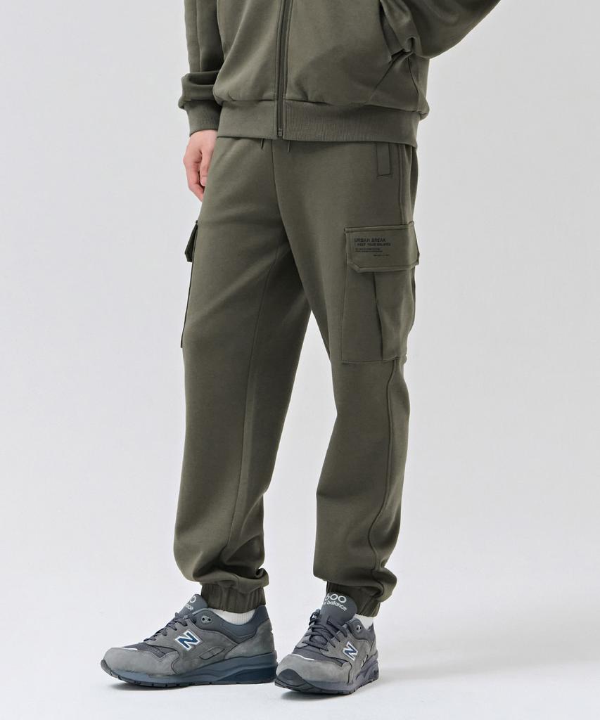 CHASECULT Men'S Cargo Jogger Warm-Up Pants - Khaki