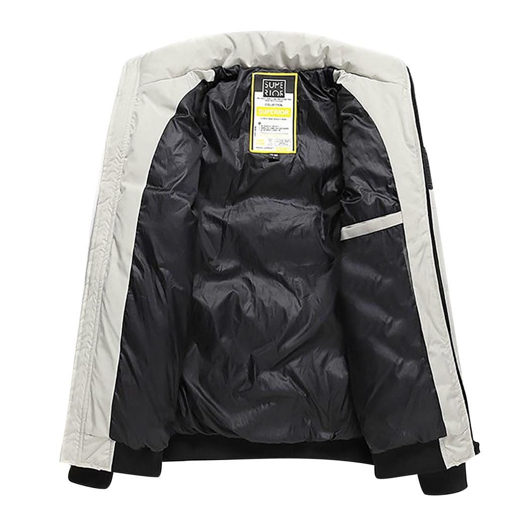 Men's Down Jacket Warm Cotton Clothing Loose Coat Bread Suit  Thickening Warm Coat