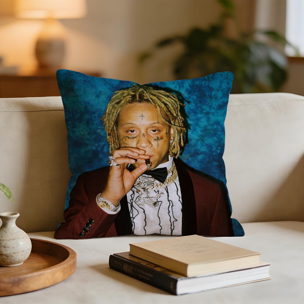 

Rapper TTrippie RRedd Cushion Cover Short plush pillowcase for bed sofa carwashable 30x30cm