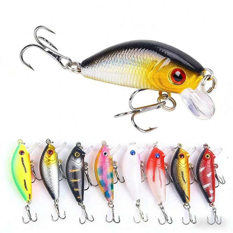 5cm4.2gLure Fishing Bait Minnow Rock Hard Bait Sea Fishing Freshwater All-Purpose Bass Pike Special Bionic Simulation Bait Fishi