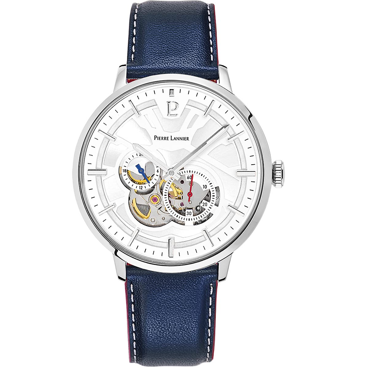 

Watch Trio Automatic Waterproof 42mm Tricolor Leather Strap Imported P334B126 [Pierre Lanier] Men s [Regular Product]