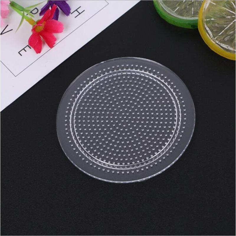 Yant Jouet 5mm Hama Beads Pegboard Transparent Template Board Circular Square tool DIY Figure Material Board Perler Beads