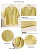 Women's Tencel Linen Embroidered Short-Sleeve Top & Pants Set for Summer - Middle-Aged Mother's Style.