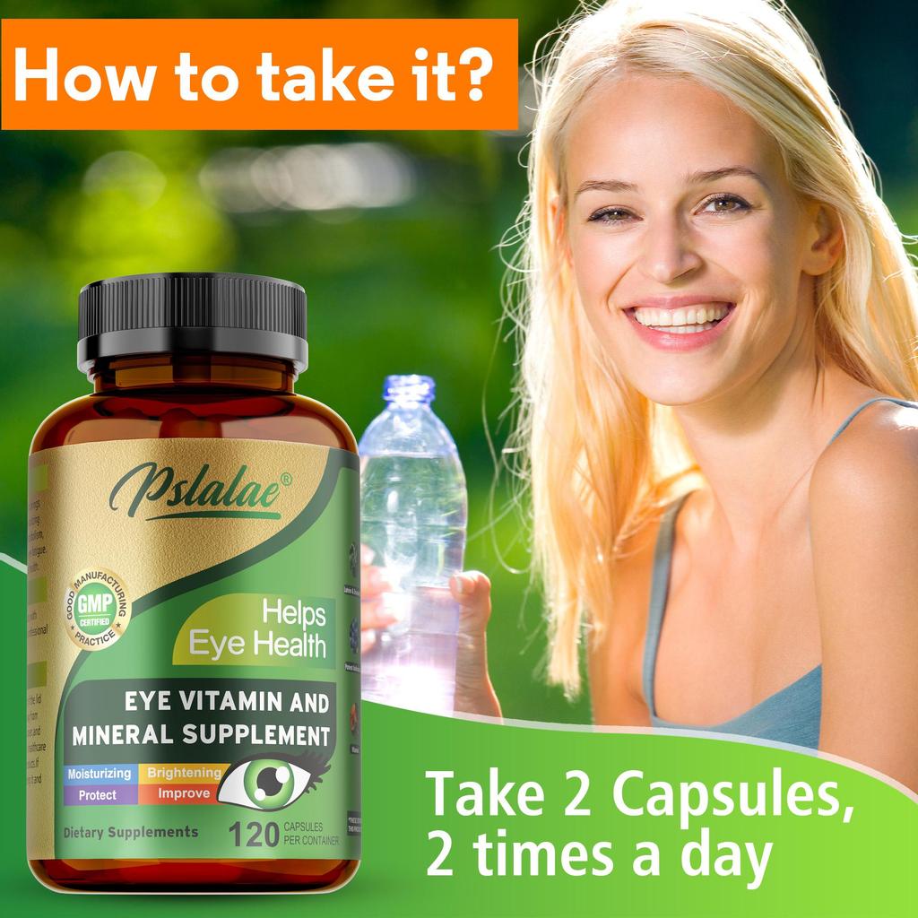Pslalae - Lutein & Zeaxanthin Complex Capsules - Eye Health