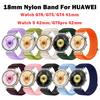 18 Watchband Compatible with Huawei Watch GT6 41mm Accessories Breathable Nylon Strap Suitable for Huawei Watch GT5 GT4 41mm