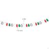 Christmas Banner, Hanging Flags, DIY, 300cm Long Curtain Decoration Garland, Pull Flag on Door Wall