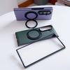 360 Rotating Aluminum Folding Kickstand PU Leather Phone Case for Samsung Galaxy Z Fold 7 6 5 4 Wireless Charging Magnetic Cover