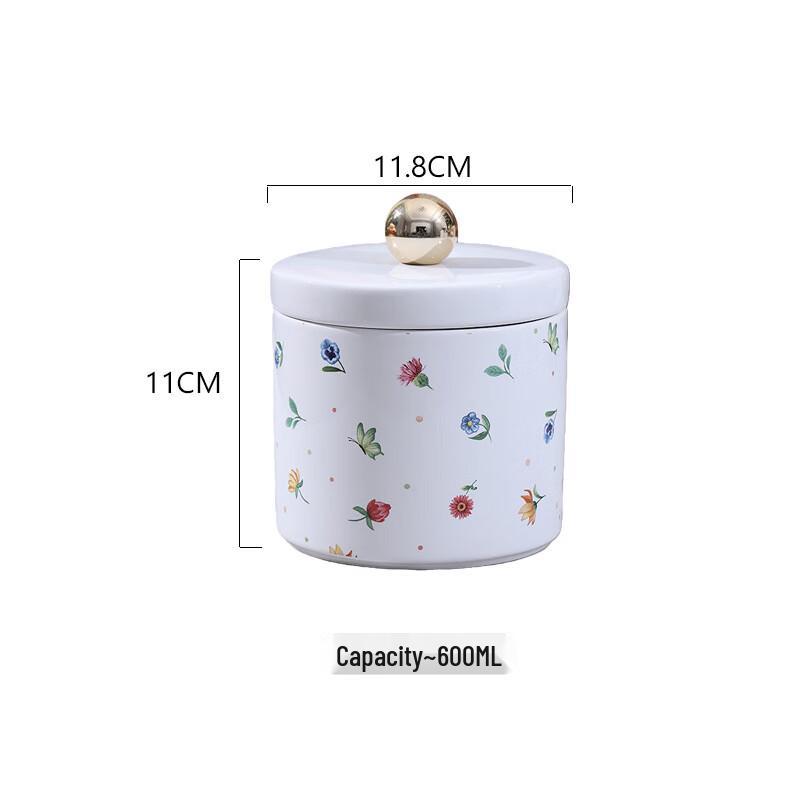 ZISIZ Decorative Ceramic Storage Jar