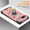 For Google Pixel 7 5G TPU+PC Dual Layer Phone Case Ring Holder Kickstand Protective Cover