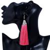 LOVBEAFAS Ethnic Fringe Tassel Long Earring Beads Statement Brinco Dangle Drop Earrings For Women Fashion Jewelry Bijoux Femme