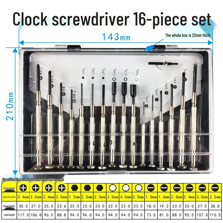 Precision Screwdriver Set for Watches, Eyeglasses, and Mobile Phones