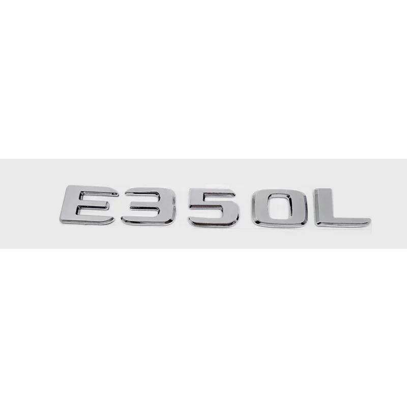 3D Letters Car Tail Emblem Rear Trunk Sticker Badge for Mercedes Benz E200L E260L E300 E320L E320 E350L E350 E500 E550 E Class