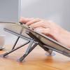 Faltbarer Laptop-Ständer Tragbar 5-stufig verstellbare Höhe X-Rahmen Aluminium Computerständer Universelle Gerätekompatibilität