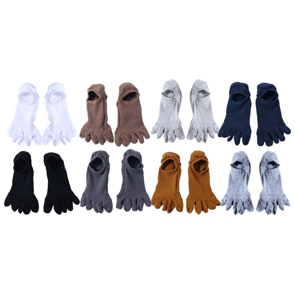 Clothing Accessories Simple Women Soft Five Toes Socks Cotton Socks Short Socks Men Hosiery