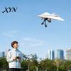 DIY Paper Plane Set RC Airplane Kit, Remote Control Electric Module with Gyro Aircraft Launcher Component Stabilizer, Dual Propellers, for Beginner