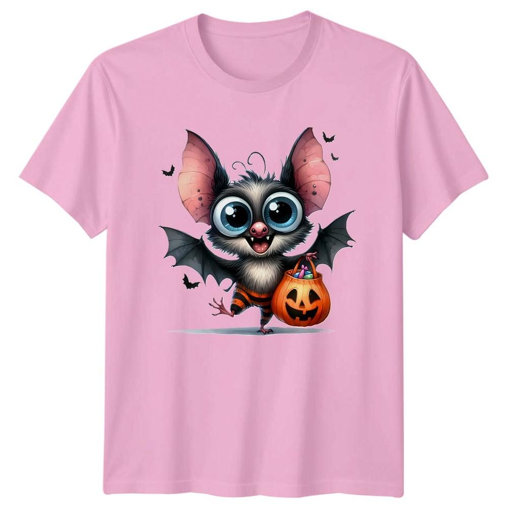 Halloween Bat Trick Or Treat Kids Holidays Unisexs Unisexs Graphic Tee