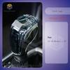 LED Suitable for Ford Crystal Shift Knob, Crystal Illuminated Gear Head, Seven Color Light, USB Charging, Crystal Shift Handball