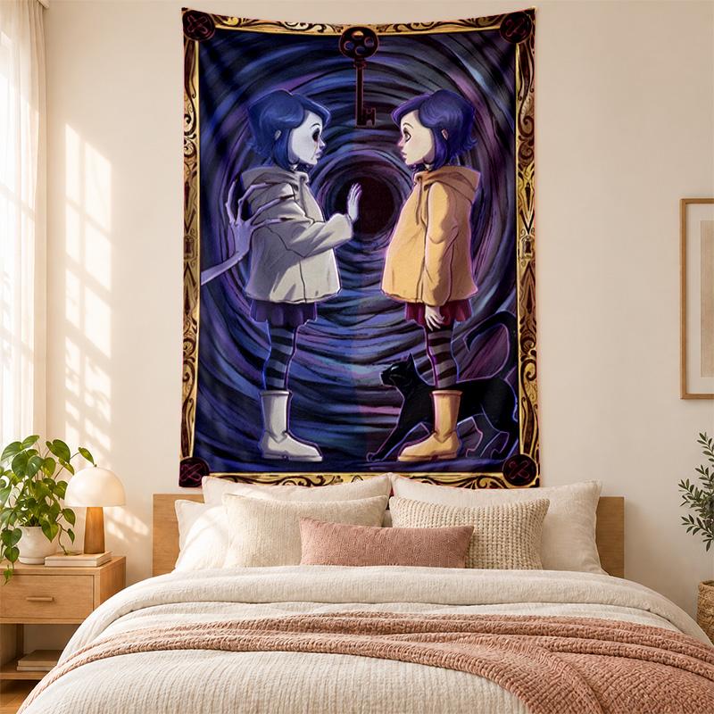 Coraline Tapestry Highquality for Decorating Living Room Bedroom Dorm Walls Ideal As Bedroom Wallart Orholiday Gift