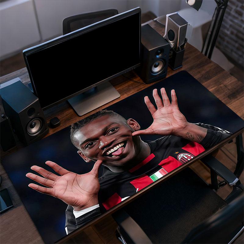 Rafael Leao Mouse Pad, Large Gaming Desk Mat, Non-slip XXL Mousepad for Laptop & Tablet, Mini PC Playmat with Stitched Edges
