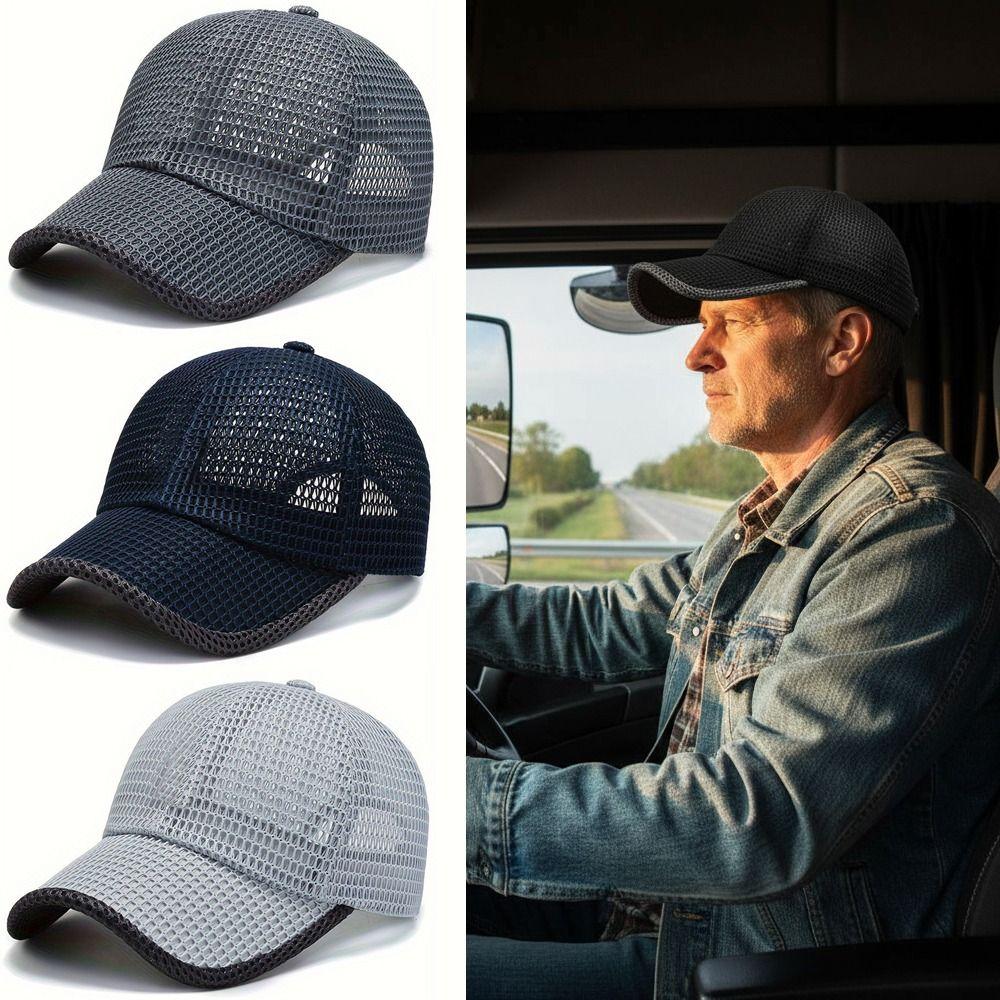 Adjustable Summer Baseball Cap Quick Dry Sunscreen Hats  For Man Women Unisex