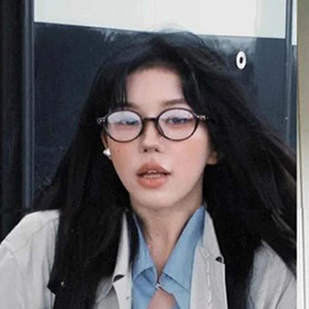 Zinc Zinc Alloy Elderly Reading Glasses Retro Tortie Elliptical Frame Eyewear  Mother's Day
