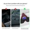 Leather Car Eyeglass Holder Glasses Storage Clip Accessories For Mercedes Benz CLK GLC W212 C200 C300 W203 W204 W205 W169 W176