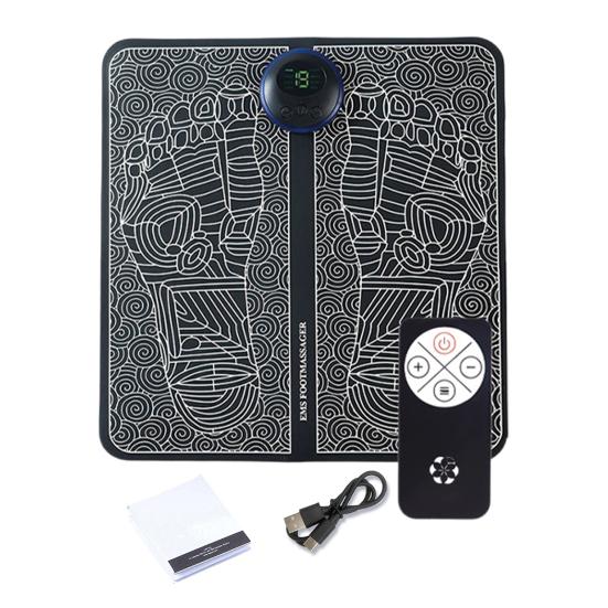 

Масажер для ніг EMS 8 режимів масажу 19 рівнів інтенсивності Автоматичне вимкнення USB-перезарядка Пульт дистанційного керування Розслаблення м язів Електронний стимулятор стоп B