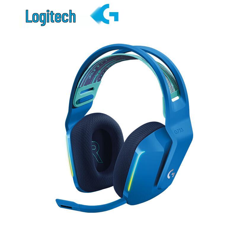 Logitech G733 RGB 7.1 Surround Sound Wireless Gaming Headset